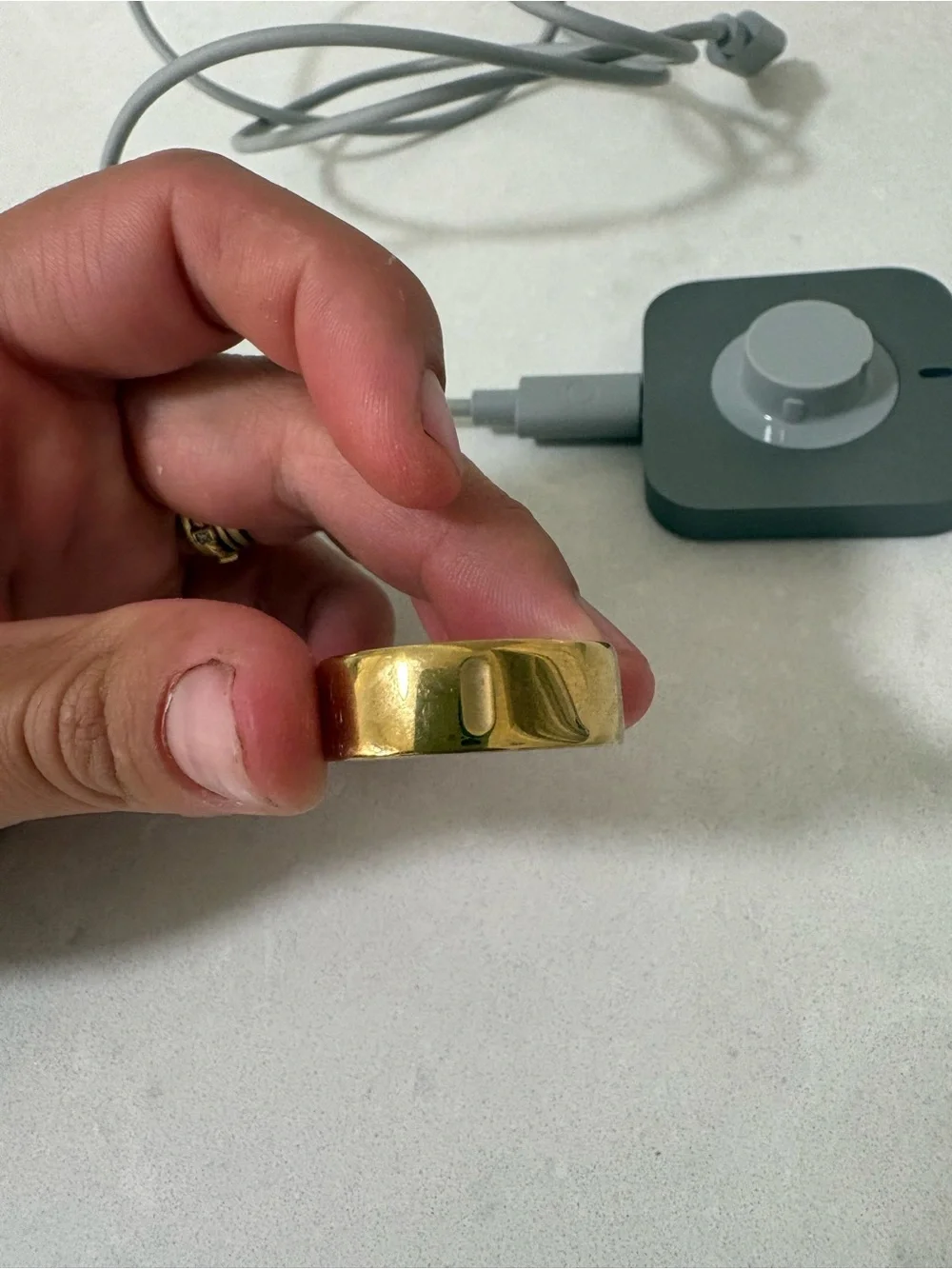 Oura Polished Gold Smart Health Ring
